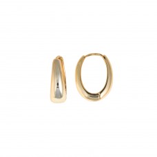 Pendientes Aro Plata Dorada